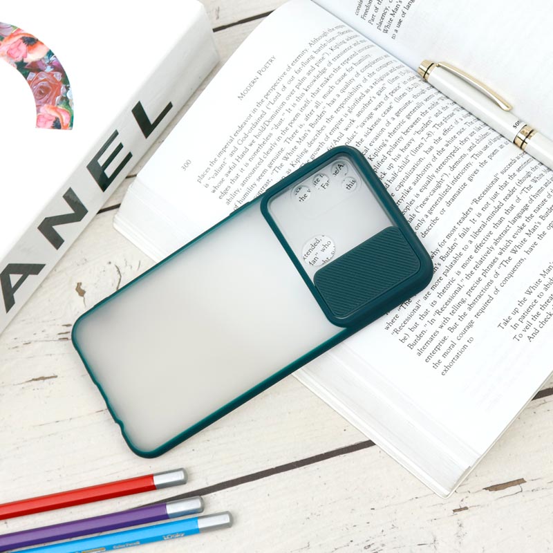 قاب PC مات محافظ لنز دار کشویی Samsung M21