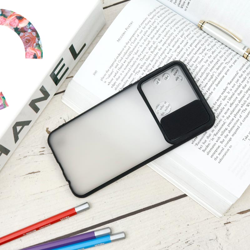 قاب PC مات محافظ لنز دار کشویی Samsung M21