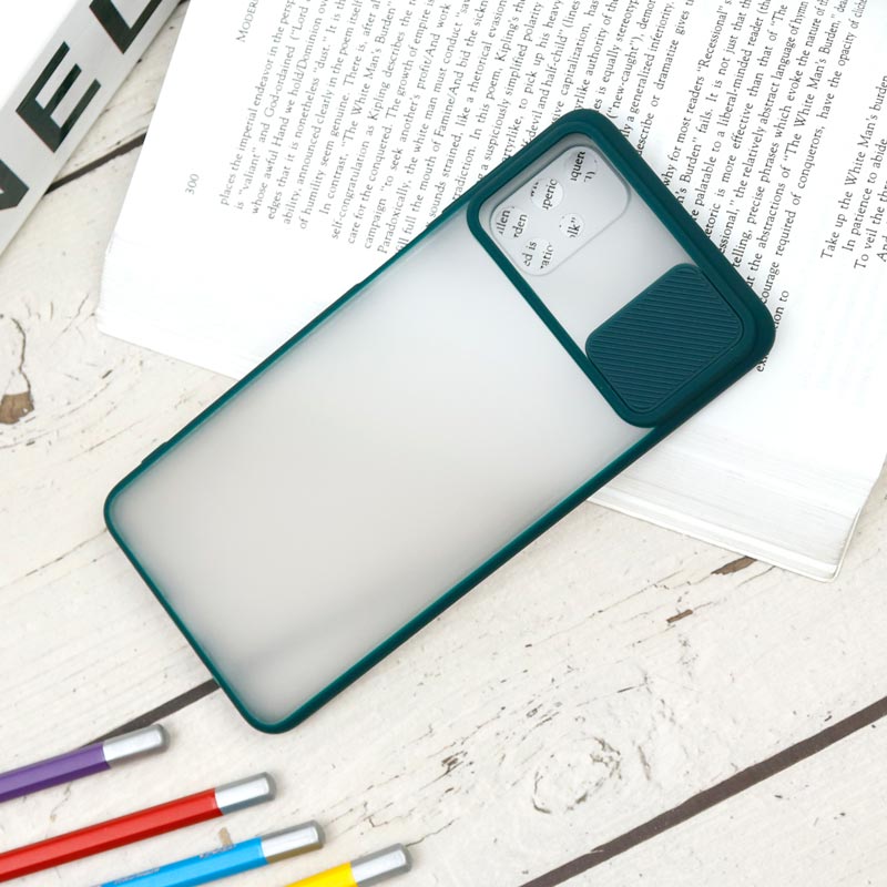 قاب PC مات محافظ لنز دار کشویی Samsung M51