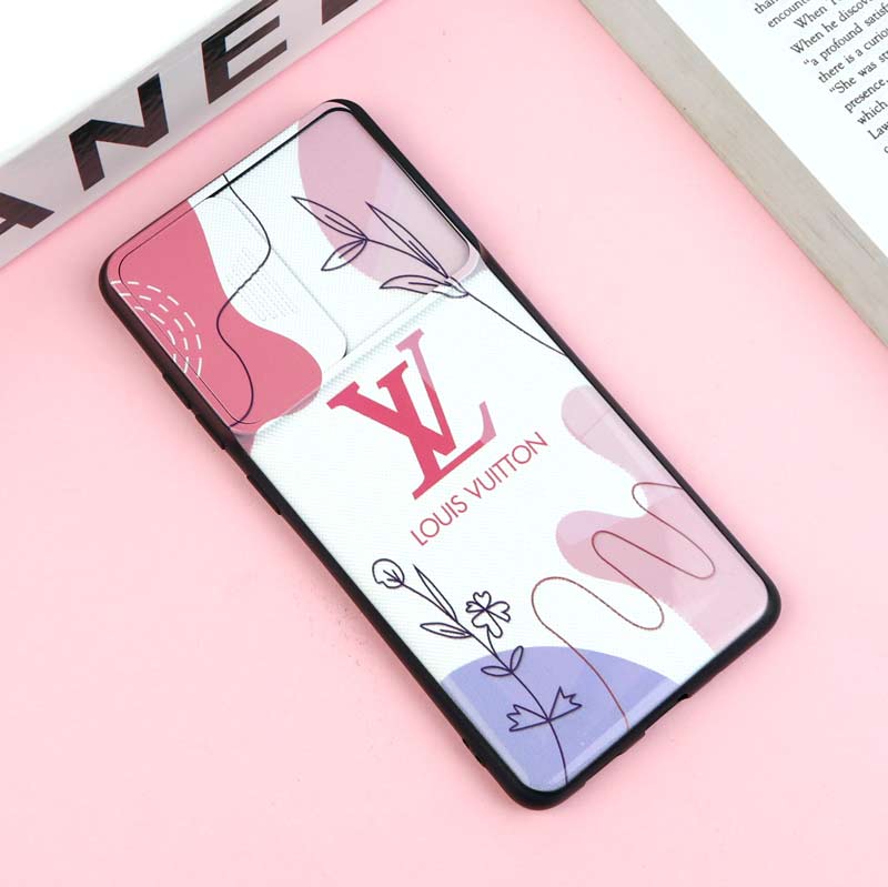 قاب طرحدار محافظ لنز دار کشویی Pink سامسونگ S20 FE