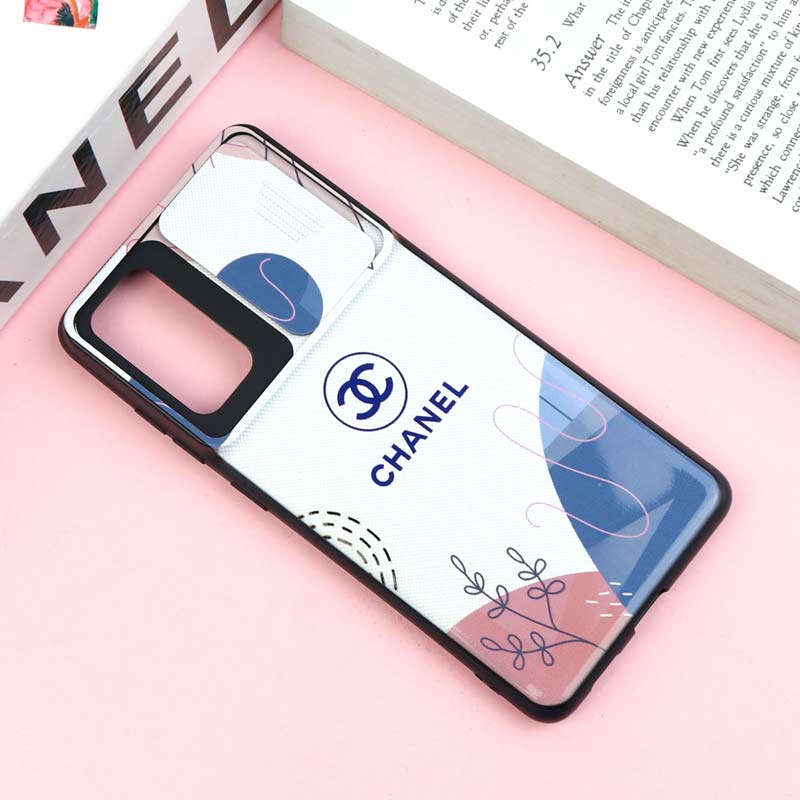 قاب طرحدار محافظ لنز دار کشویی Pink سامسونگ S20 FE