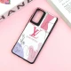 قاب طرحدار محافظ لنز دار کشویی Pink سامسونگ S20 FE
