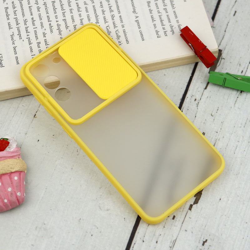 قاب PC مات محافظ لنز دار کشویی Samsung S21