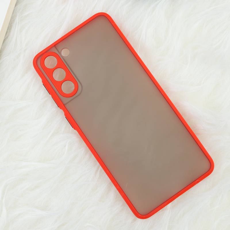 قاب PC مات محافظ لنز دار Samsung S21 Plus