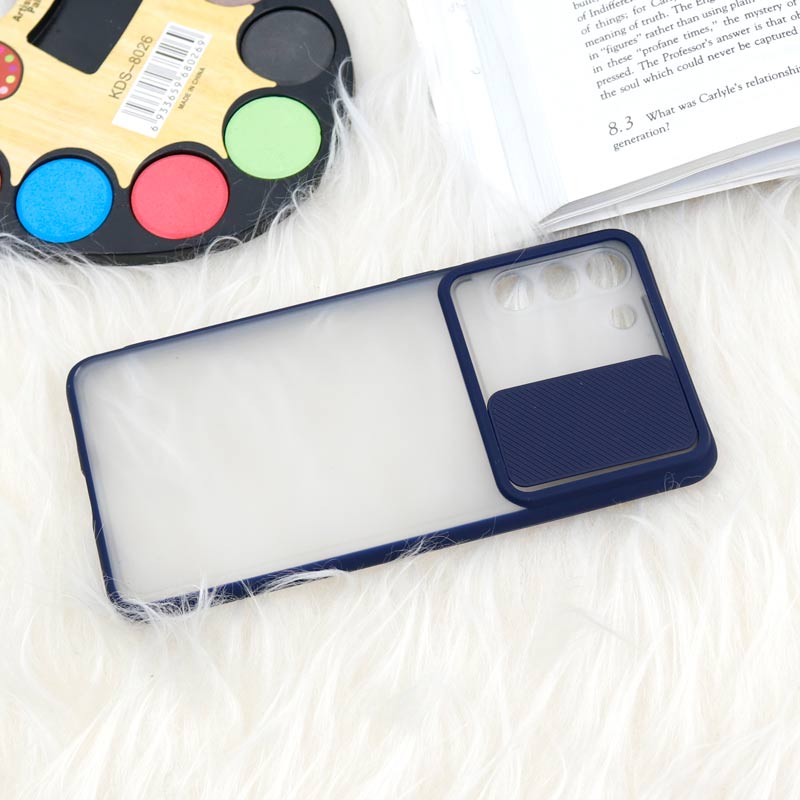 قاب PC مات محافظ لنز دار کشویی Samsung S21 Plus