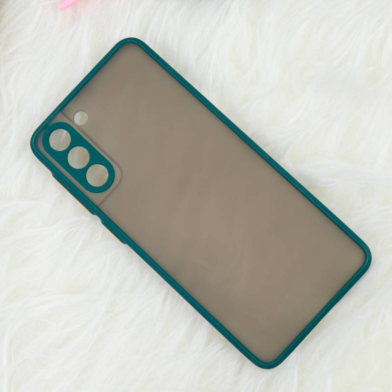 قاب PC مات محافظ لنز دار Samsung S21 Plus