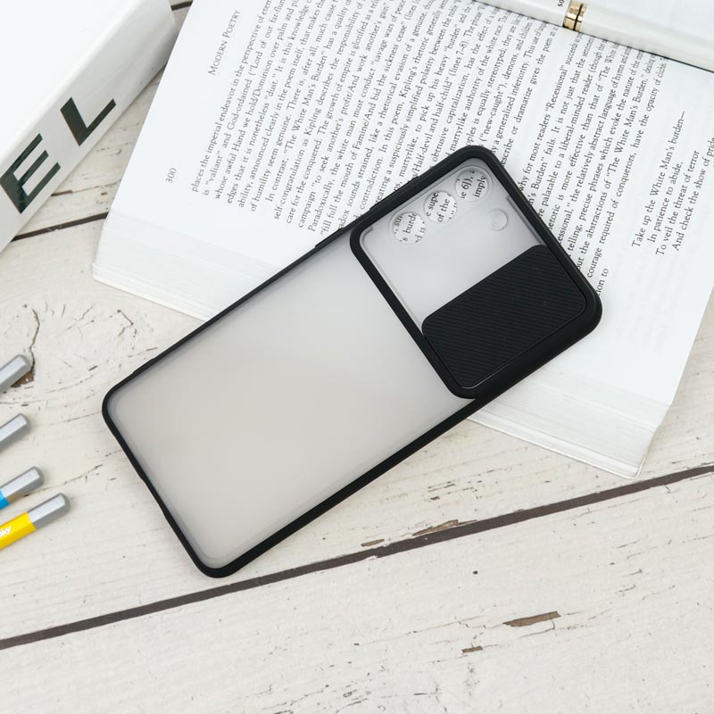 قاب PC مات محافظ لنز دار کشویی Samsung S21 Plus