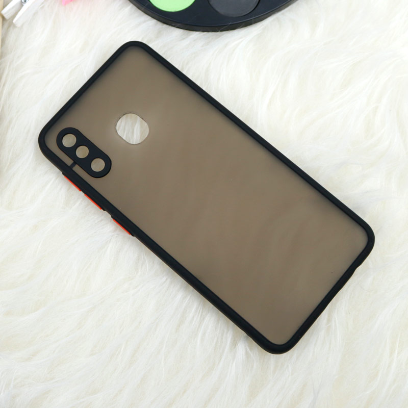قاب PC مات محافظ لنز دار Samsung A20/A30