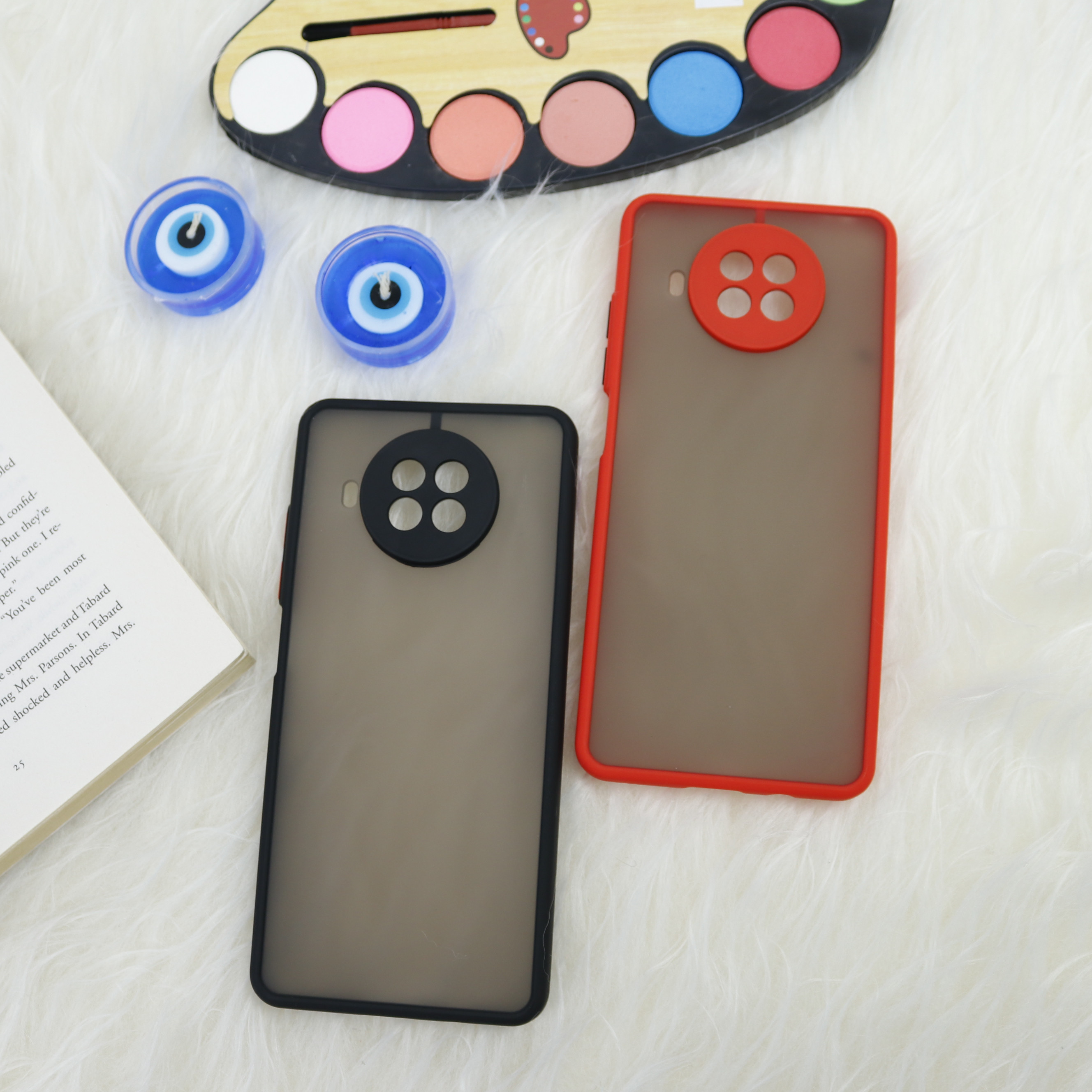 قاب PC مات محافظ لنز دار Xiaomi Mi 10T lite