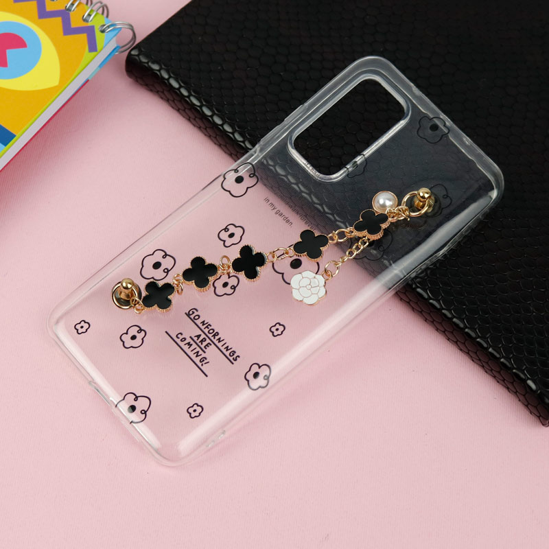 قاب شفاف آویزدار طرح برند Xiaomi Mi 10T