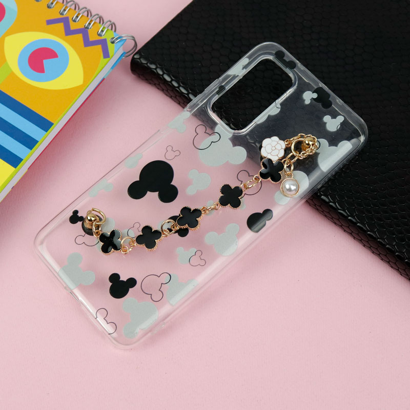 قاب شفاف آویزدار طرح برند Xiaomi Mi 10T