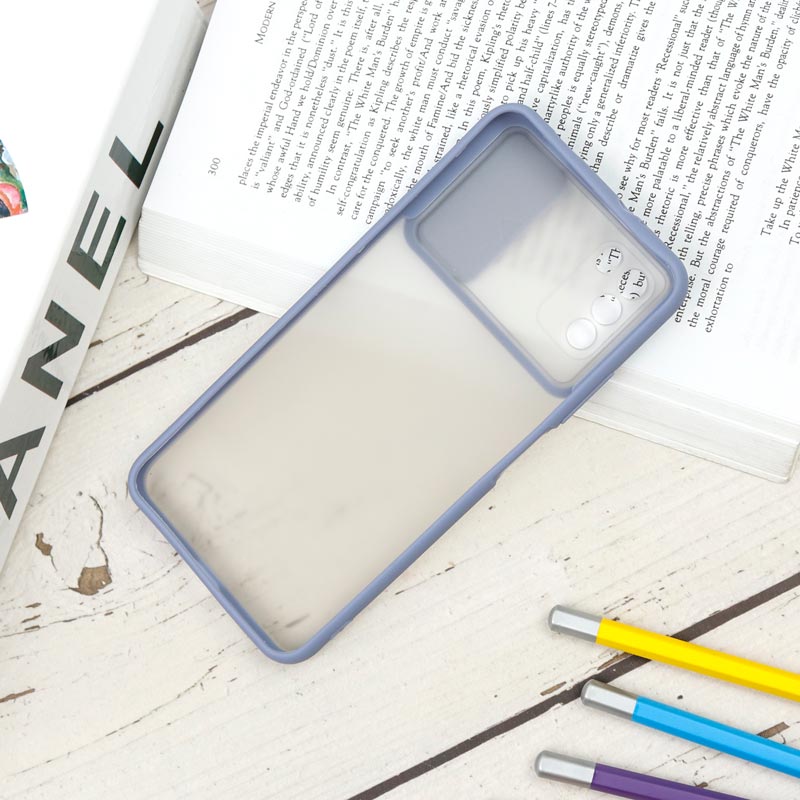 قاب PC مات محافظ لنز دار کشویی Xiaomi Poco M3