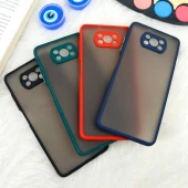 قاب PC مات محافظ لنز دار Xiaomi Poco X3