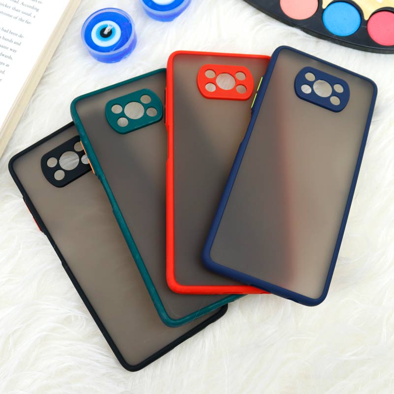 قاب PC مات محافظ لنز دار Xiaomi Poco X3