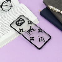 قاب PC مات محافظ لنز دار طرح LV شیائومی Poco X3