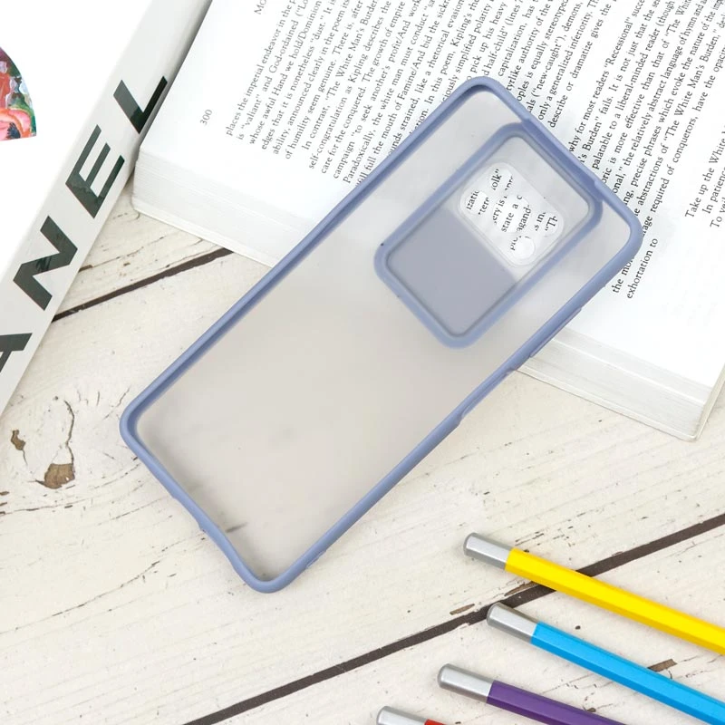 قاب PC مات محافظ لنز دار کشویی Xiaomi Poco x3/x3 NFC/x3 pro