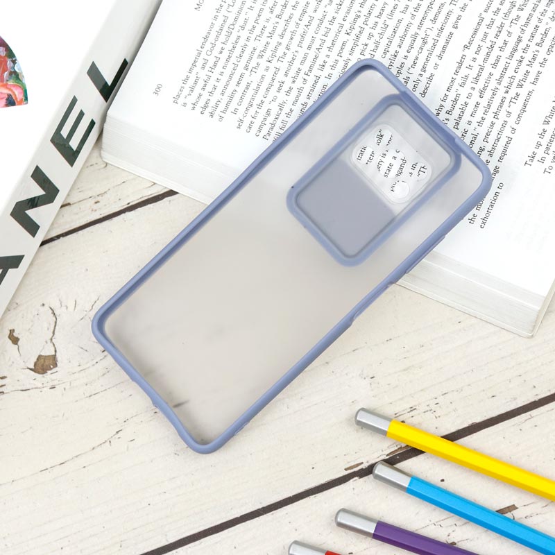 قاب PC مات محافظ لنز دار کشویی Xiaomi Poco x3/x3 NFC/x3 pro