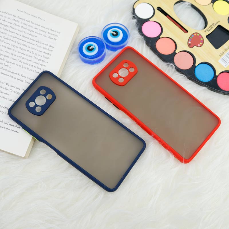 قاب PC مات محافظ لنز دار Xiaomi Poco X3