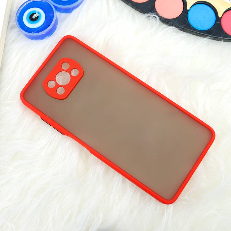 قاب PC مات محافظ لنز دار Xiaomi Poco X3