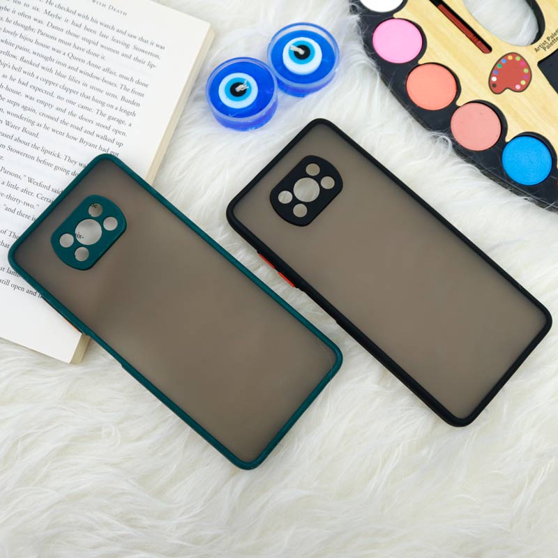 قاب PC مات محافظ لنز دار Xiaomi Poco X3