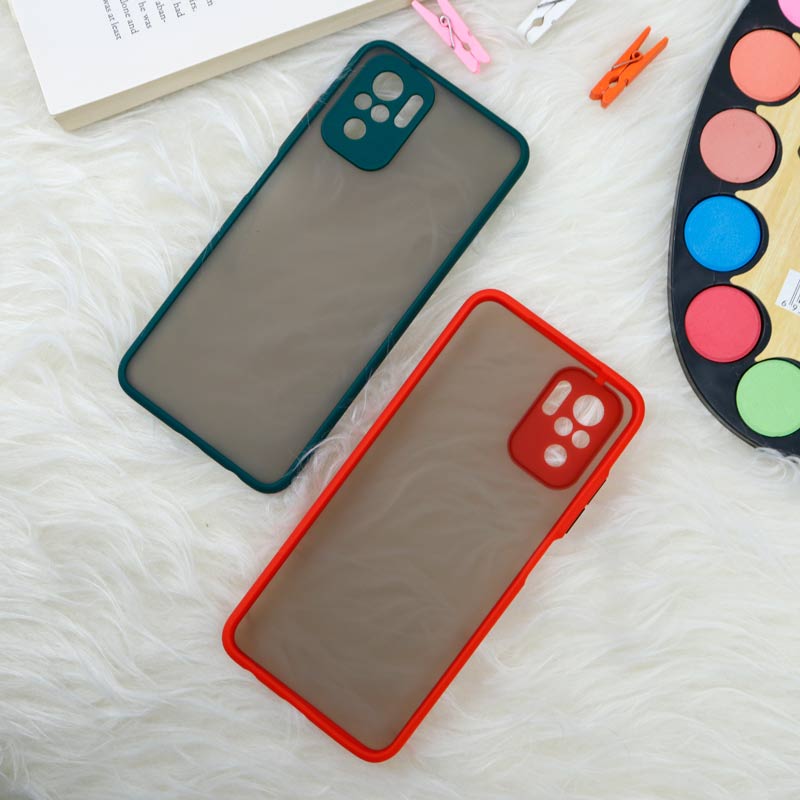 قاب PC مات محافظ لنز دار Xiaomi Redmi Note 10
