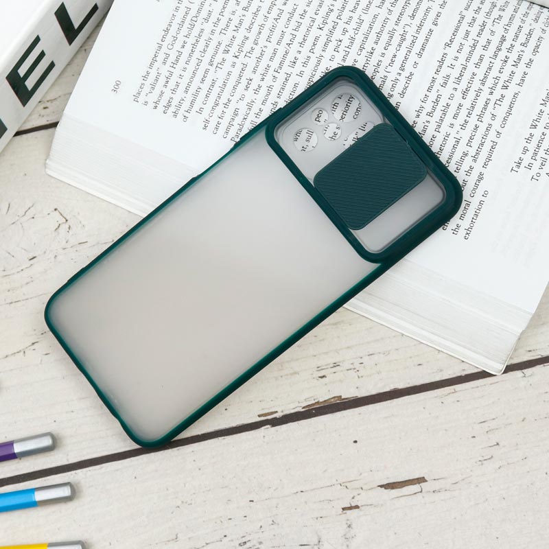 قاب PC مات محافظ لنز دار کشویی Xiaomi Redmi Note 10 4G