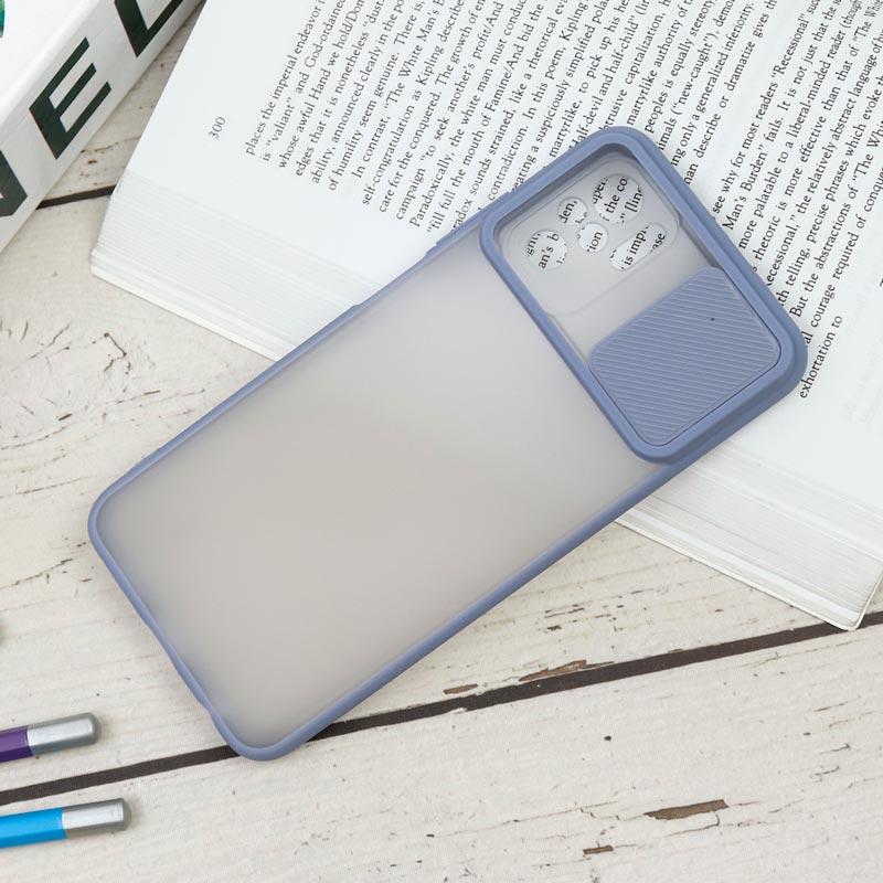 قاب PC مات محافظ لنز دار کشویی Xiaomi Redmi Note 10 4G