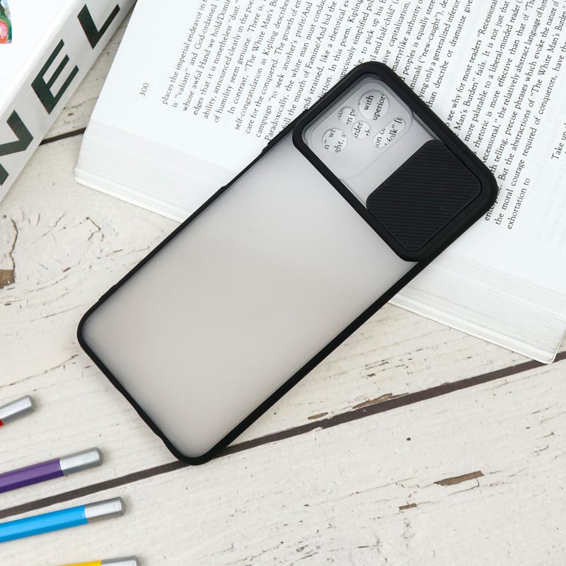 قاب PC مات محافظ لنز دار کشویی Xiaomi Redmi Note 10 4G