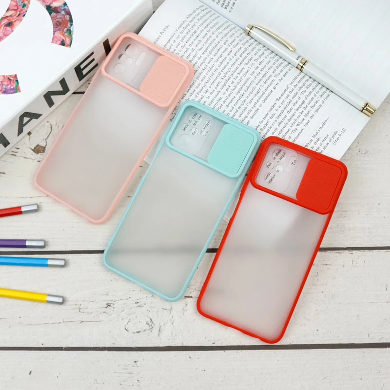قاب PC مات محافظ لنز دار کشویی Xiaomi Redmi Note 10 4G