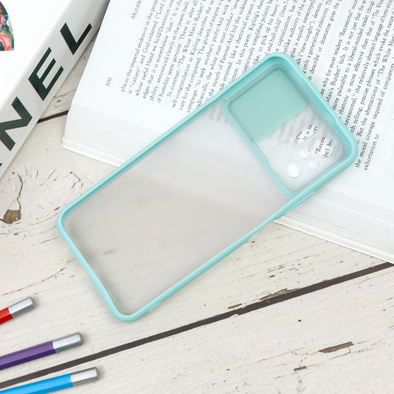 قاب PC مات محافظ لنز دار کشویی Xiaomi Redmi Note 10 4G
