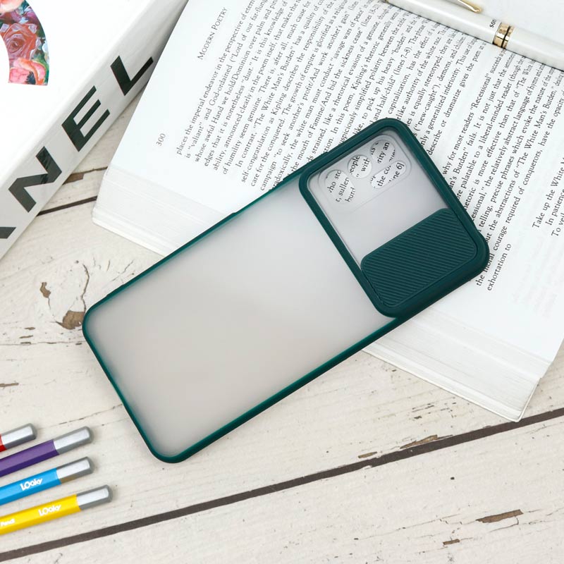 قاب PC مات محافظ لنز دار کشویی Xiaomi Redmi Note 10 5G