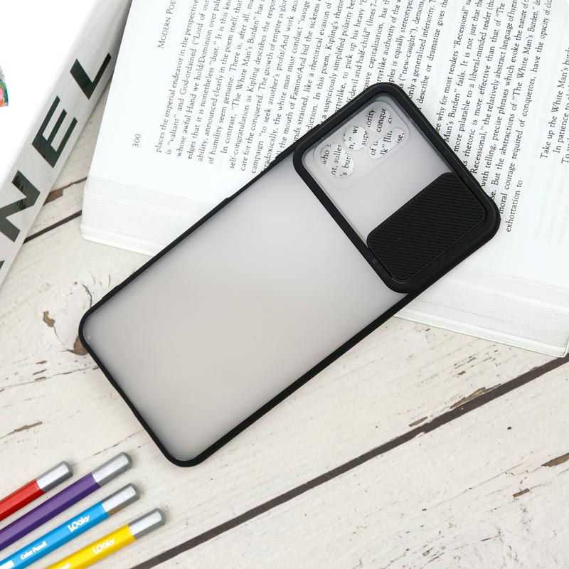 قاب PC مات محافظ لنز دار کشویی Xiaomi Redmi Note 10 5G