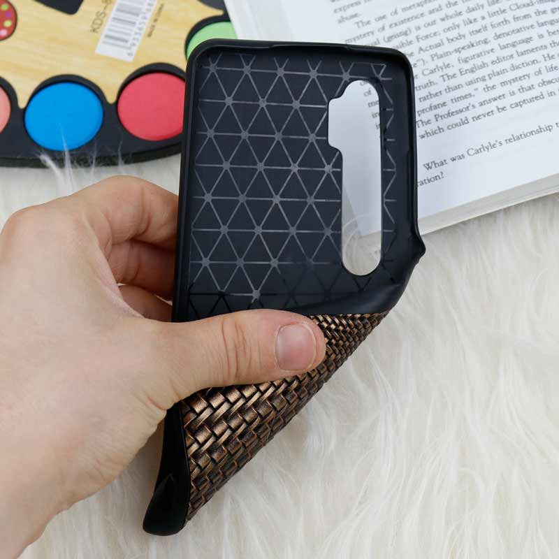 قاب چرمی حصیری 3D شیائومی Mi Note 10