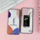 قاب طرحدار محافظ لنز دار کشویی Pink شیائومی Redmi Note 10 / Note 10s