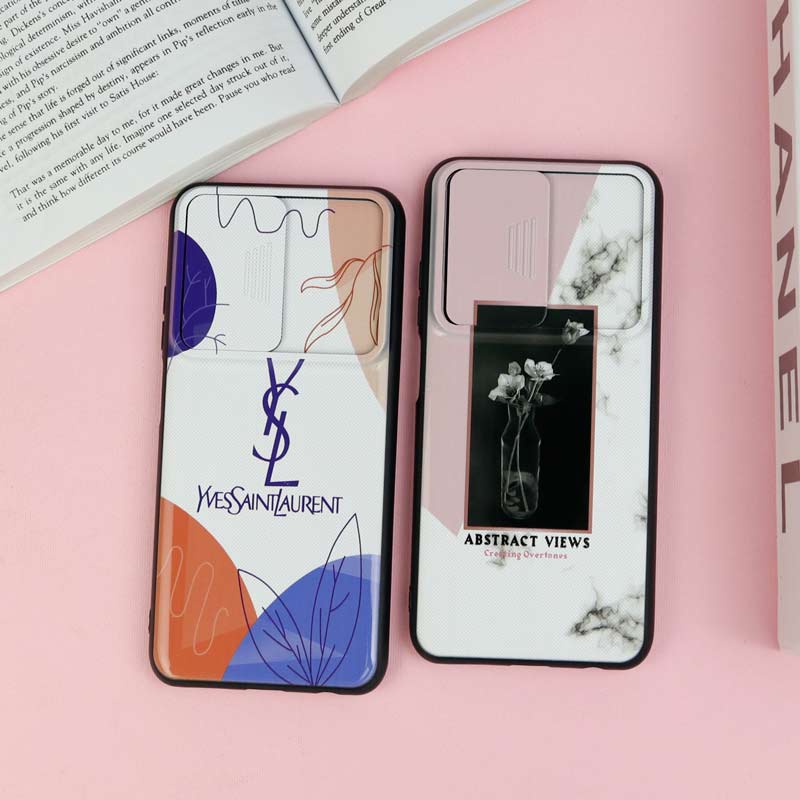 قاب طرحدار محافظ لنز دار کشویی Pink شیائومی Redmi Note 10 / Note 10s