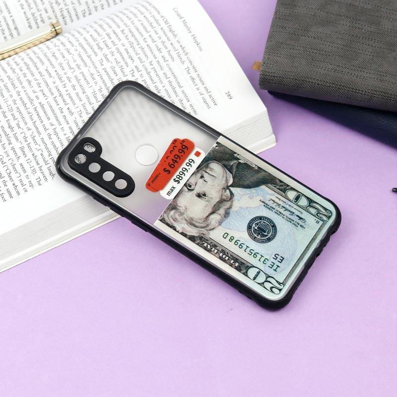 قاب PC مات محافظ لنز دار طرح دلار شیائومی Redmi Note 8