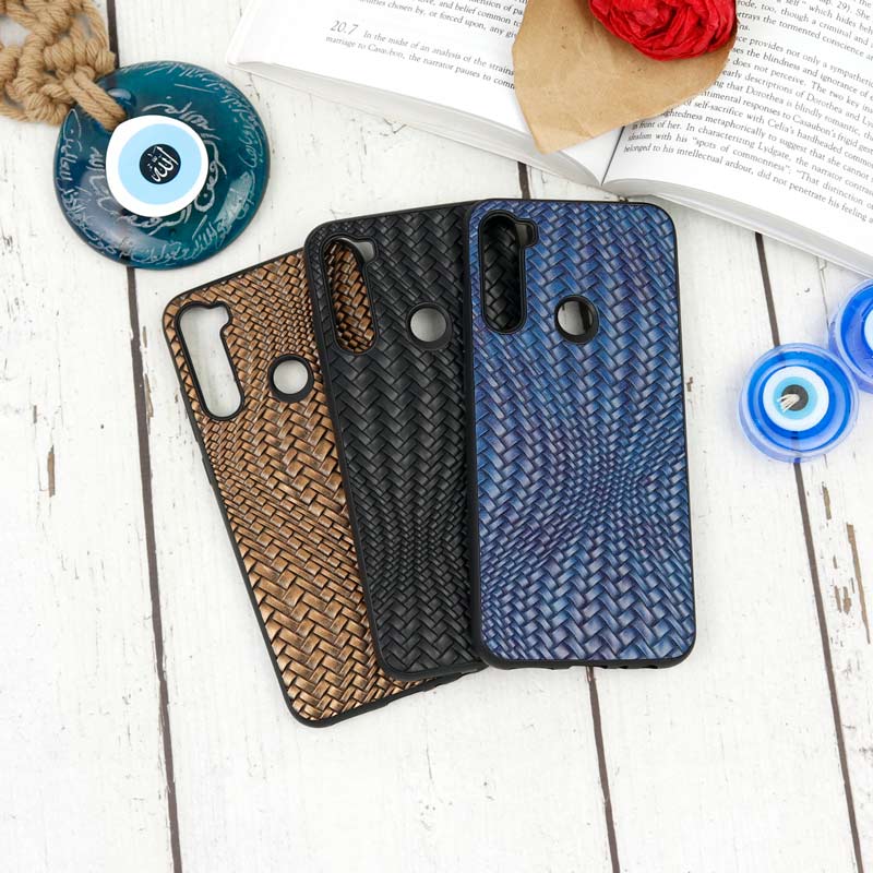 قاب چرمی حصیری 3D شیائومی Redmi Note 8T