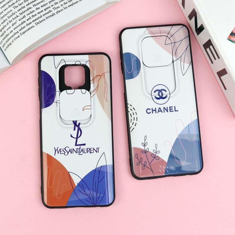 قاب طرحدار محافظ لنز دار کشویی Pink شیائومی Redmi Note 9s / Note 9 Pro