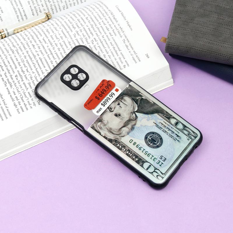 قاب PC مات محافظ لنز دار طرح دلار شیائومی Redmi Note 9s / Note 9 Pro