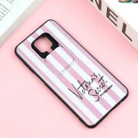 قاب طرحدار محافظ لنز دار کشویی ویکتوریا شیائومی Redmi Note 9s / Note 9 Pro