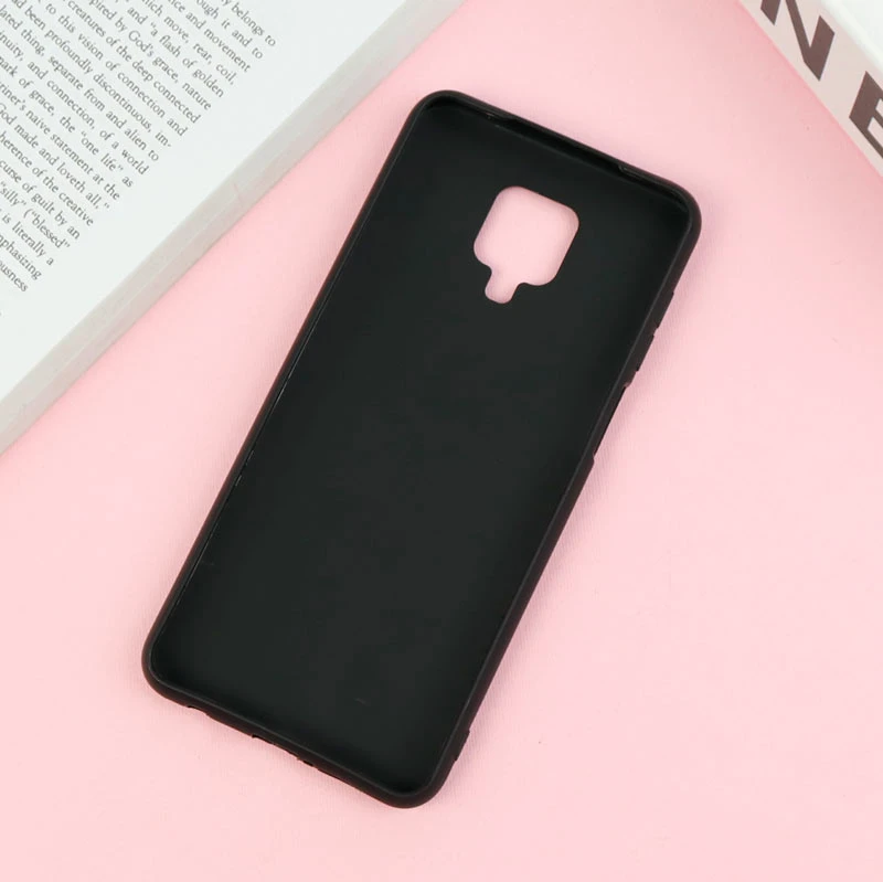 قاب طرحدار محافظ لنز دار کشویی Black شیائومی Redmi Note 9s / Note 9 Pro