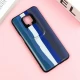 قاب طرحدار محافظ لنز دار کشویی Blue شیائومی Redmi Note 9s / Note 9 Pro