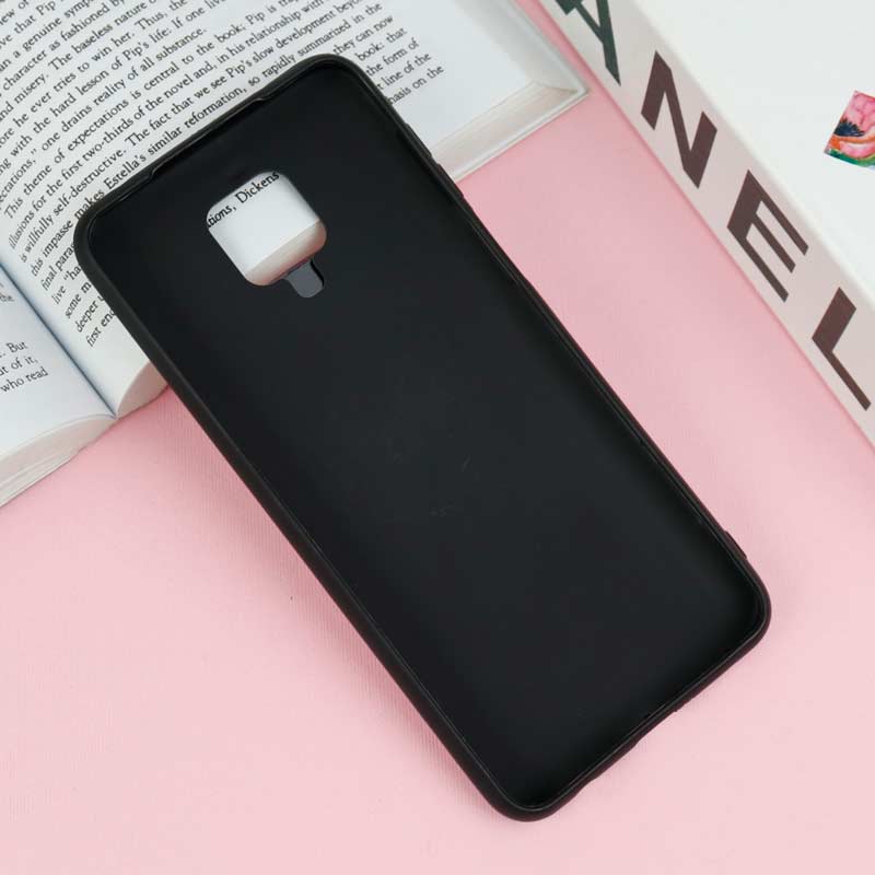 قاب طرحدار محافظ لنز دار کشویی Pink شیائومی Redmi Note 9s / Note 9 Pro