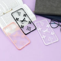 قاب PC مات محافظ لنز دار طرح LV آیفون iPhone 11 Pro Max