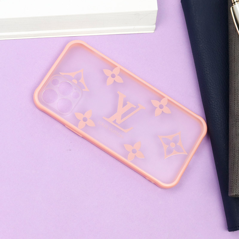 قاب PC مات محافظ لنز دار طرح LV آیفون iPhone 12 Pro