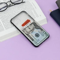 قاب PC مات محافظ لنز دار طرح دلار آیفون iPhone 11