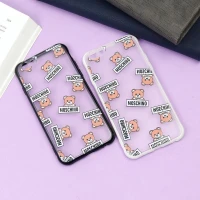 قاب PC مات محافظ لنز دار طرح خرسی آیفون iPhone 6/6s
