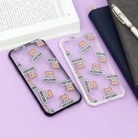 قاب PC مات محافظ لنز دار طرح خرسی آیفون iPhone 11