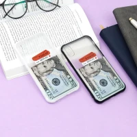 قاب PC مات محافظ لنز دار طرح دلار آیفون iPhone X/XS