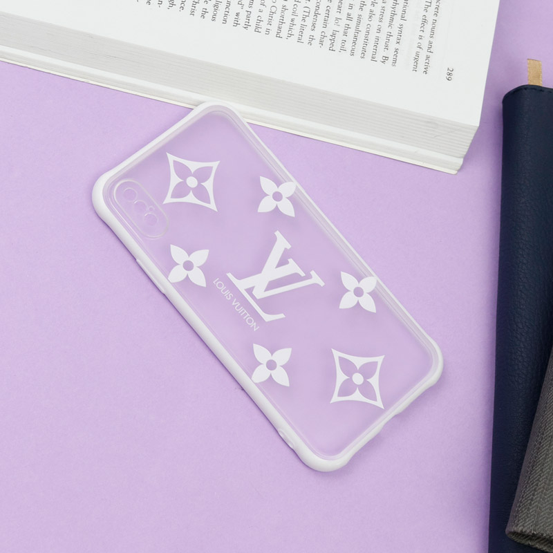 قاب PC مات محافظ لنز دار طرح LV آیفون iPhone X/XS